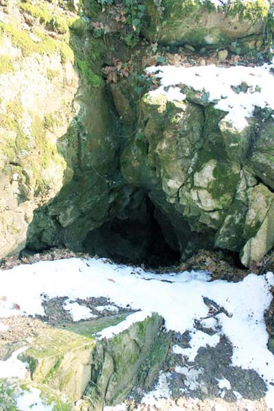Вход в кошачью пещеру