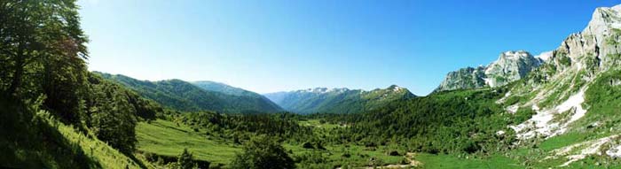 Панорама с Фишт-Оштенского перевала