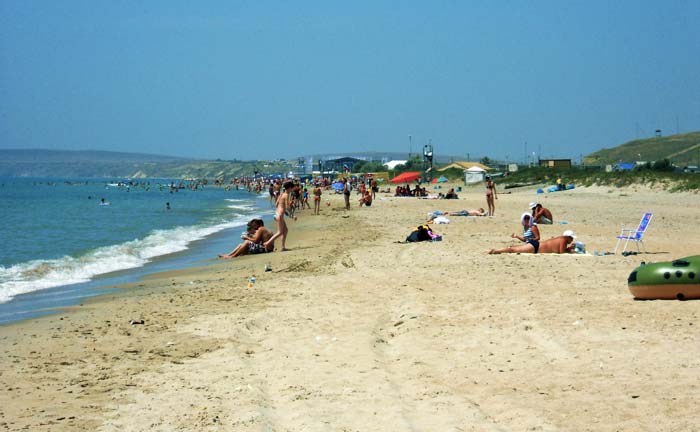 Пляж в Веселовке