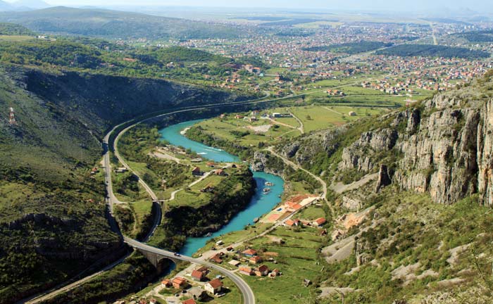Река Морача и Подгорица