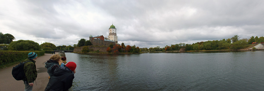 Вид на Выборгский замок