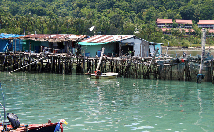 Рыбацкая деревня на острове Ко-Чанг